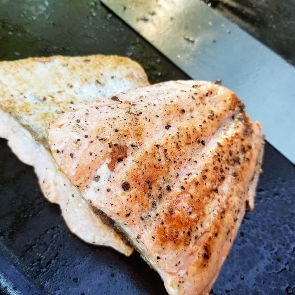 Salmon On The Griddle